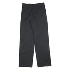 DICKIES Mens Cotton Black Regular Straight Trousers W30 L34 Workwear Casual