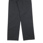 DICKIES Mens Cotton Black Regular Straight Trousers W30 L34 Workwear Casual