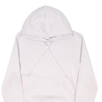 NIKE Womens White Hoodie XS Cotton Blend Pullover Casual Sweatshirt