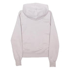 NIKE Womens White Hoodie XS Cotton Blend Pullover Casual Sweatshirt