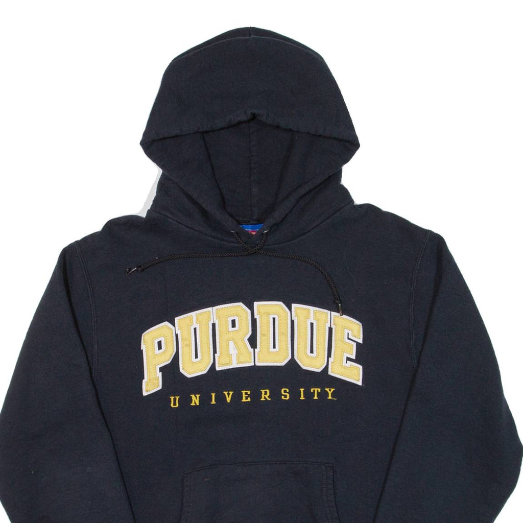 CHAMPION Purdue University Mens Black Hoodie USA S