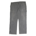 DICKIES Mens Grey Regular Fit Straight Denim Cotton Blend Medium Wash W42 L31