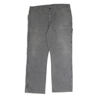 DICKIES Mens Grey Regular Fit Straight Denim Cotton Blend Medium Wash W42 L31