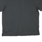 POLO RALPH LAUREN Mens Charcoal Plain Short Sleeve XL Cotton Blend Polo Shirt