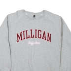 OURAY Mens Grey Milligan Buffaloes Crew Neck L Sweatshirt Cotton Blend Pullover