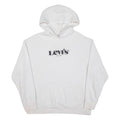 LEVI'S Relaxed Fit Mens White Hoodie L