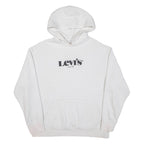 LEVI'S Relaxed Fit Mens White Hoodie L