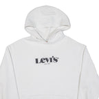 LEVI'S Relaxed Fit Mens White Hoodie L