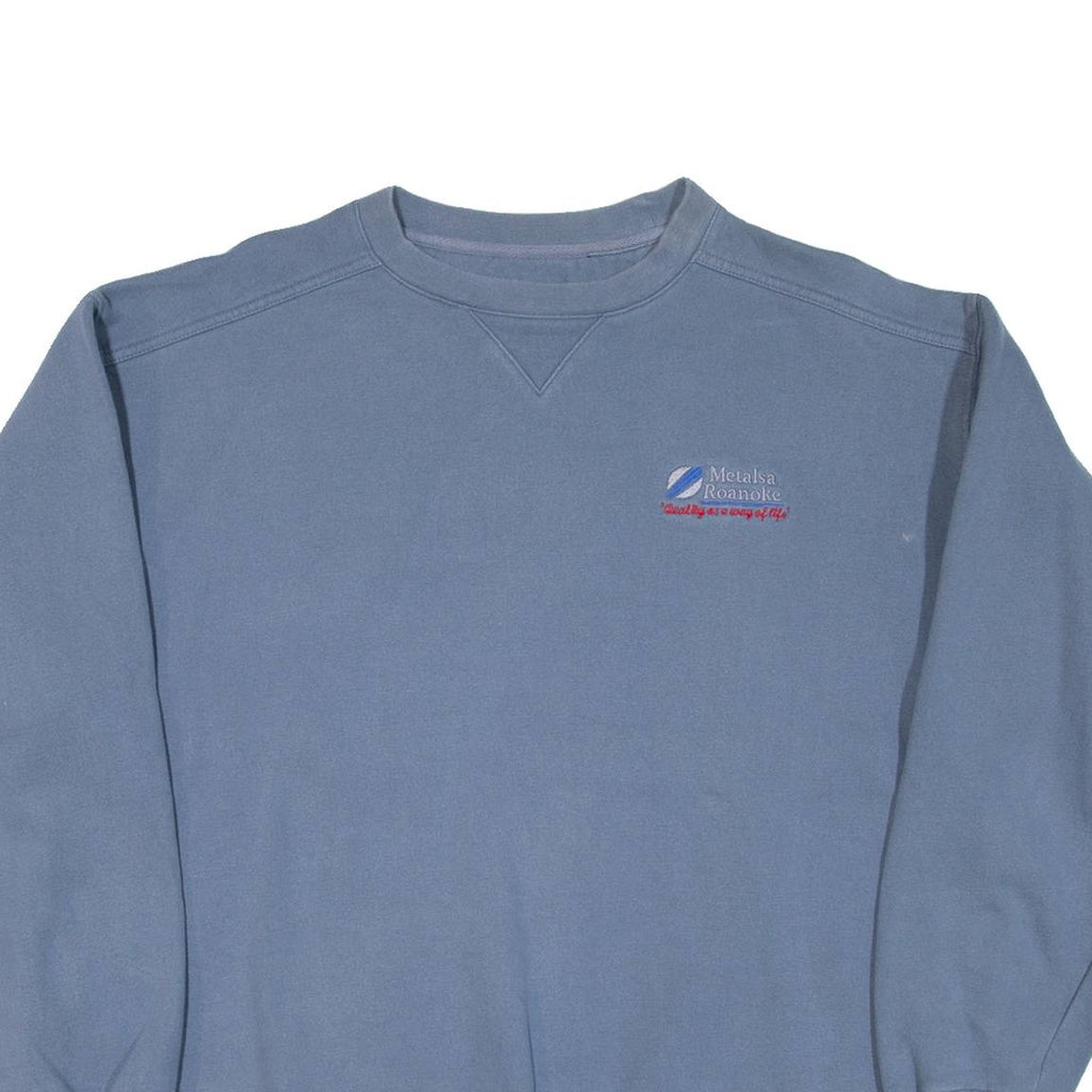 LEE Metalsa Roanoke Mens Sweatshirt Blue USA L