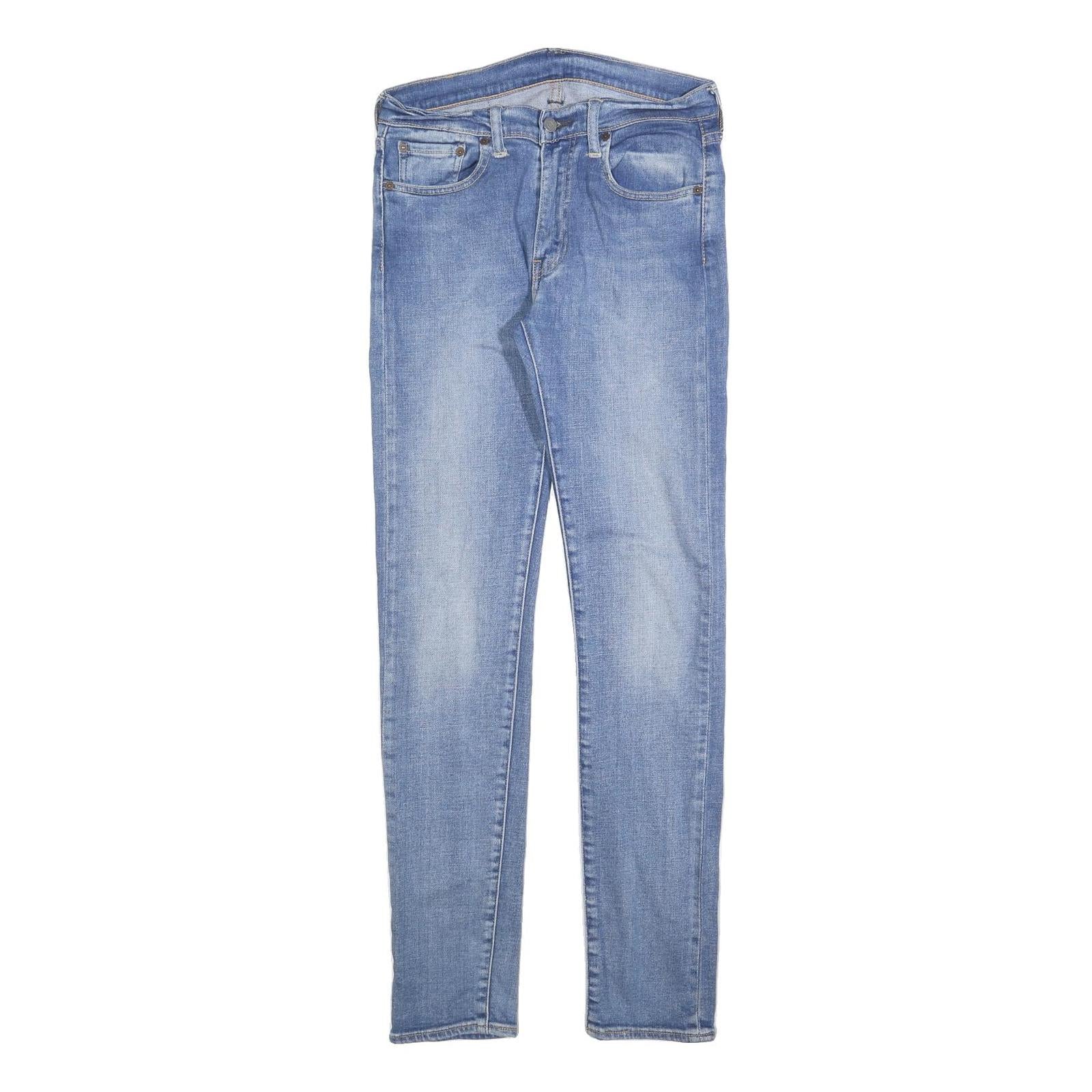 LEVI'S 519 Mens Jeans Blue Slim Skinny Denim Light W30 L34 Stretch Cotton Blend