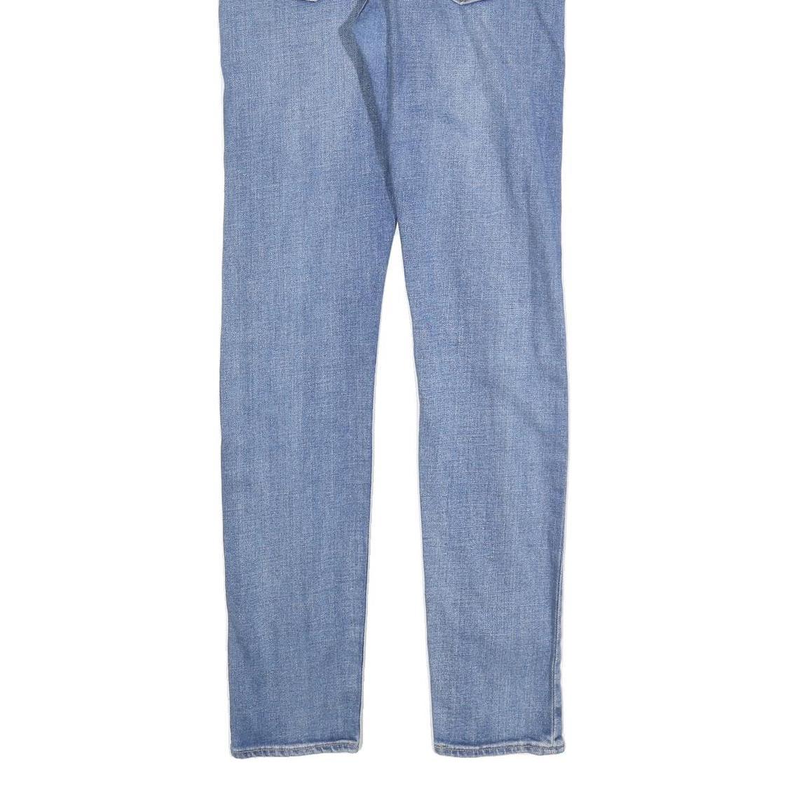 LEVI'S 519 Mens Jeans Blue Slim Skinny Denim Light W30 L34 Stretch Cotton Blend