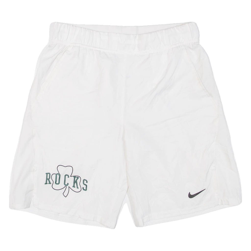NIKE Mens Sports Shorts White Relaxed S W28