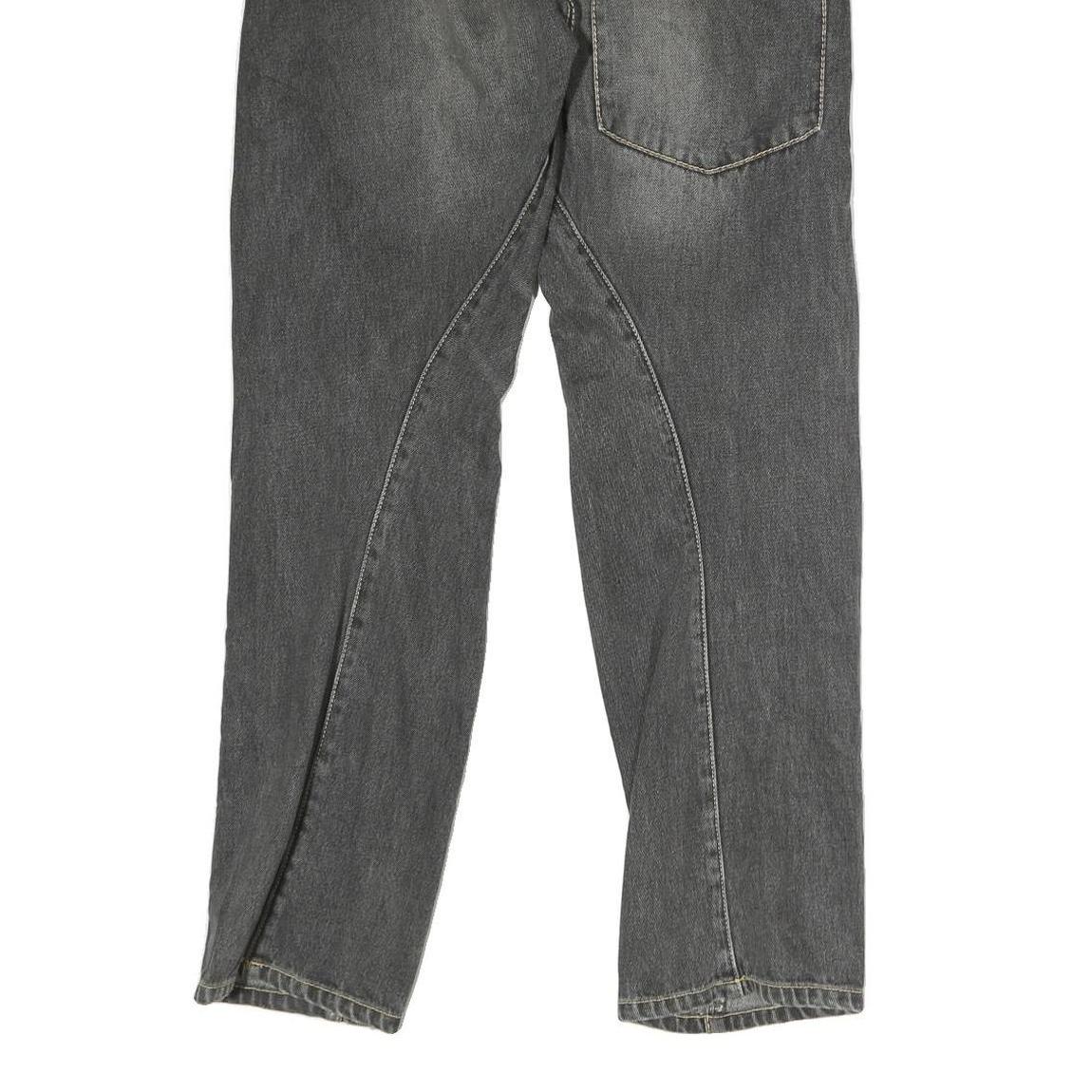 Mens Slim Black Denim Slim Jeans Cotton Zip W28 L29 Contemporary Style