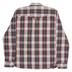 LEVI'S Mens Shirt Red Check Long Sleeve L