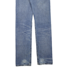 LEVI'S 501 Womens Jeans Blue Regular Straight Denim Medium W29 L34 Classic Fit