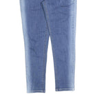 LEVI'S 524 Womens Slim Blue Denim Medium Wash Jeans W27 L25 Zip Closure