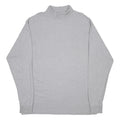 CARHARTT Mens Grey XL Long Sleeve Roll Neck Cotton Plain Modern T-Shirt