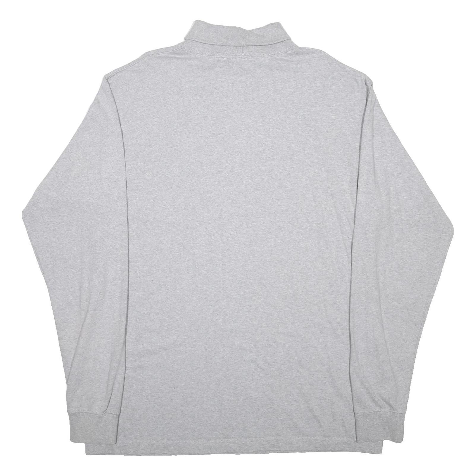 CARHARTT Mens Grey XL Long Sleeve Roll Neck Cotton Plain Modern T-Shirt