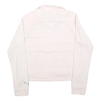 PUMA Womens Pink 1/4 Zip S Sweatshirt Cotton Blend Sportswear Casual