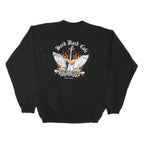 HARD ROCK CAFE Mens Black Key West Crew Neck M Cotton Blend Sweatshirt Pullover
