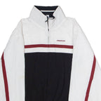 REEBOK Womens Track Jacket White Colourblock UK 10