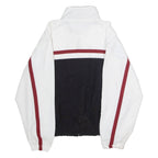 REEBOK Womens Track Jacket White Colourblock UK 10