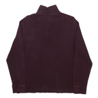 POLO RALPH LAUREN Mens Maroon Pullover Plain Crew Neck Basic Knit M Cotton Blend