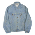 LEE Mens Blue Denim Cotton Blend Jacket L Button Closure Classic Fit Casual
