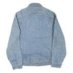LEE Mens Blue Denim Cotton Blend Jacket L Button Closure Classic Fit Casual