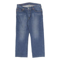 DICKIES Mens Blue Regular Straight Denim Medium W32 L25 Cotton Zip Jeans Casual