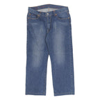 DICKIES Mens Blue Regular Straight Denim Medium W32 L25 Cotton Zip Jeans Casual