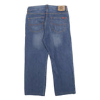 DICKIES Mens Blue Regular Straight Denim Medium W32 L25 Cotton Zip Jeans Casual