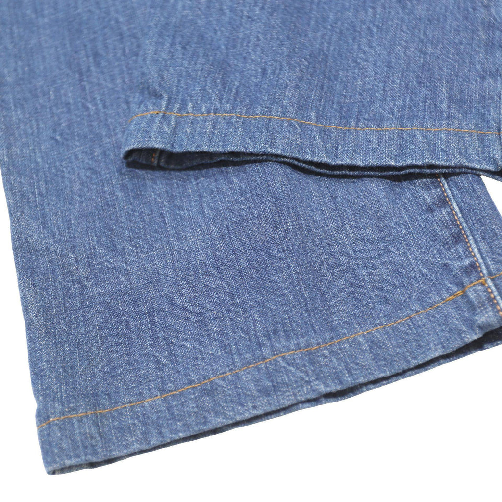 DICKIES Mens Blue Regular Straight Denim Medium W32 L25 Cotton Zip Jeans Casual