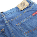 DICKIES Mens Blue Regular Straight Denim Medium W32 L25 Cotton Zip Jeans Casual