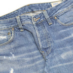 G-STAR Mens Jeans Blue Slim Skinny Denim Light W31 L31 Distressed Casual