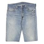 LEVI'S Mens Denim Blue Shorts L W36 Casual Cotton Blend 5-Pocket