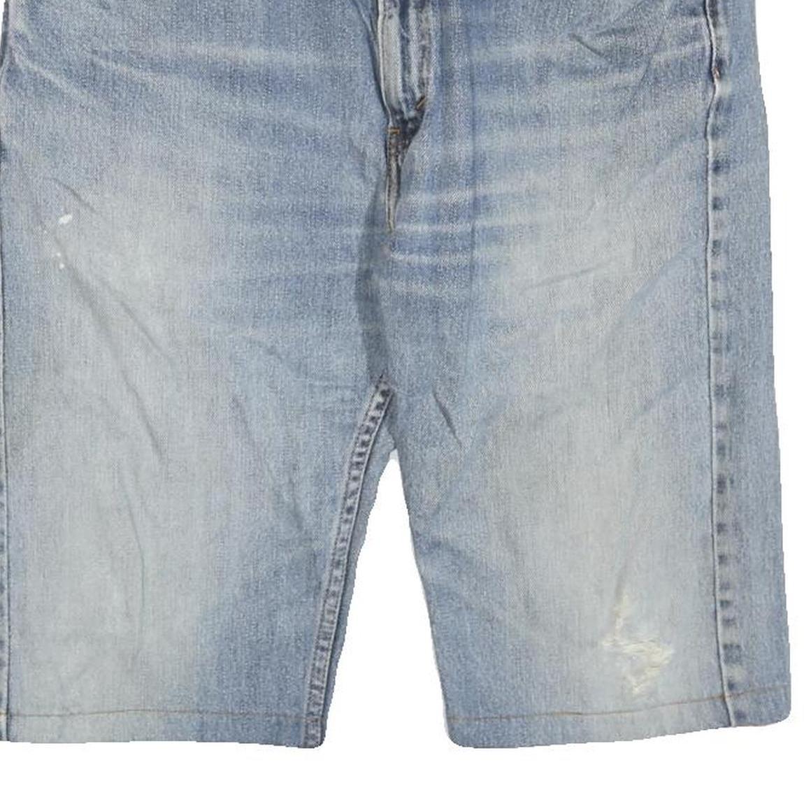 LEVI'S Mens Denim Blue Shorts L W36 Casual Cotton Blend 5-Pocket