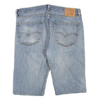 LEVI'S Mens Denim Blue Shorts L W36 Casual Cotton Blend 5-Pocket