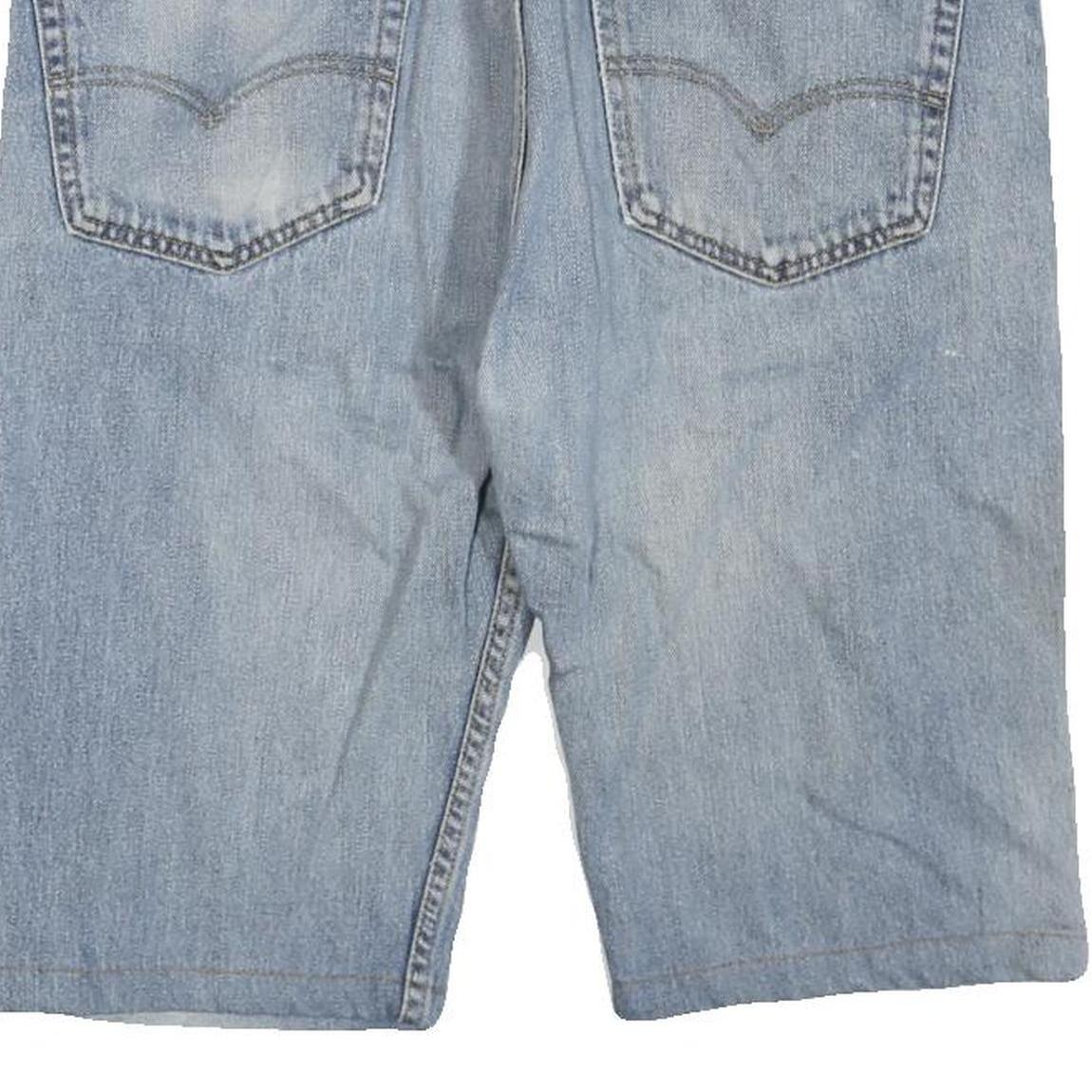 LEVI'S Mens Denim Blue Shorts L W36 Casual Cotton Blend 5-Pocket