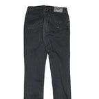 TOMMY HILFIGER Womens Slim Black Denim Jeans W28 L33 Stylish Zip Closure