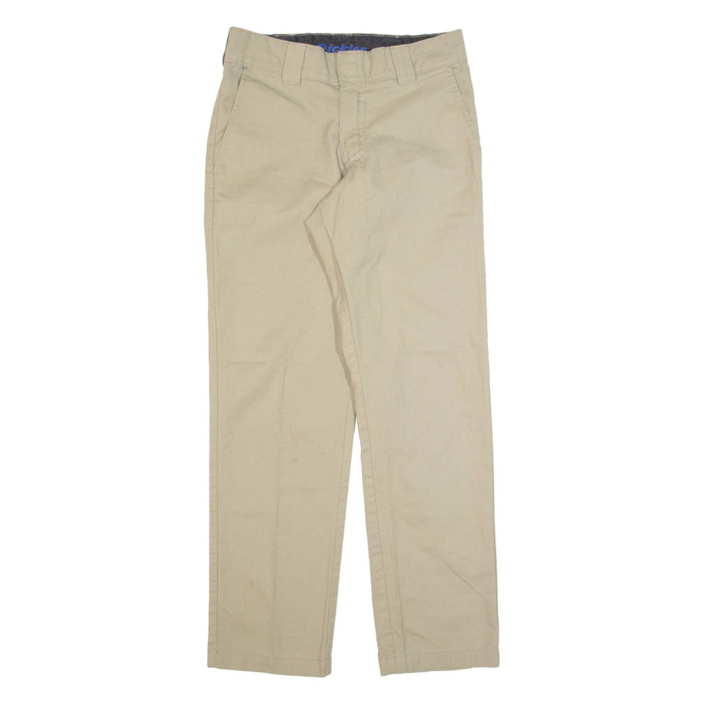 DICKIES Workwear Mens Trousers Beige Regular Straight W28 L30