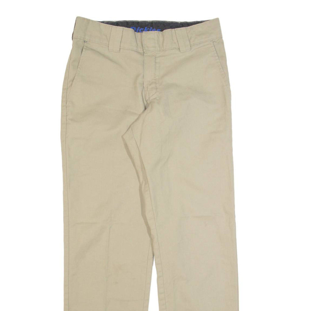 DICKIES Workwear Mens Trousers Beige Regular Straight W28 L30