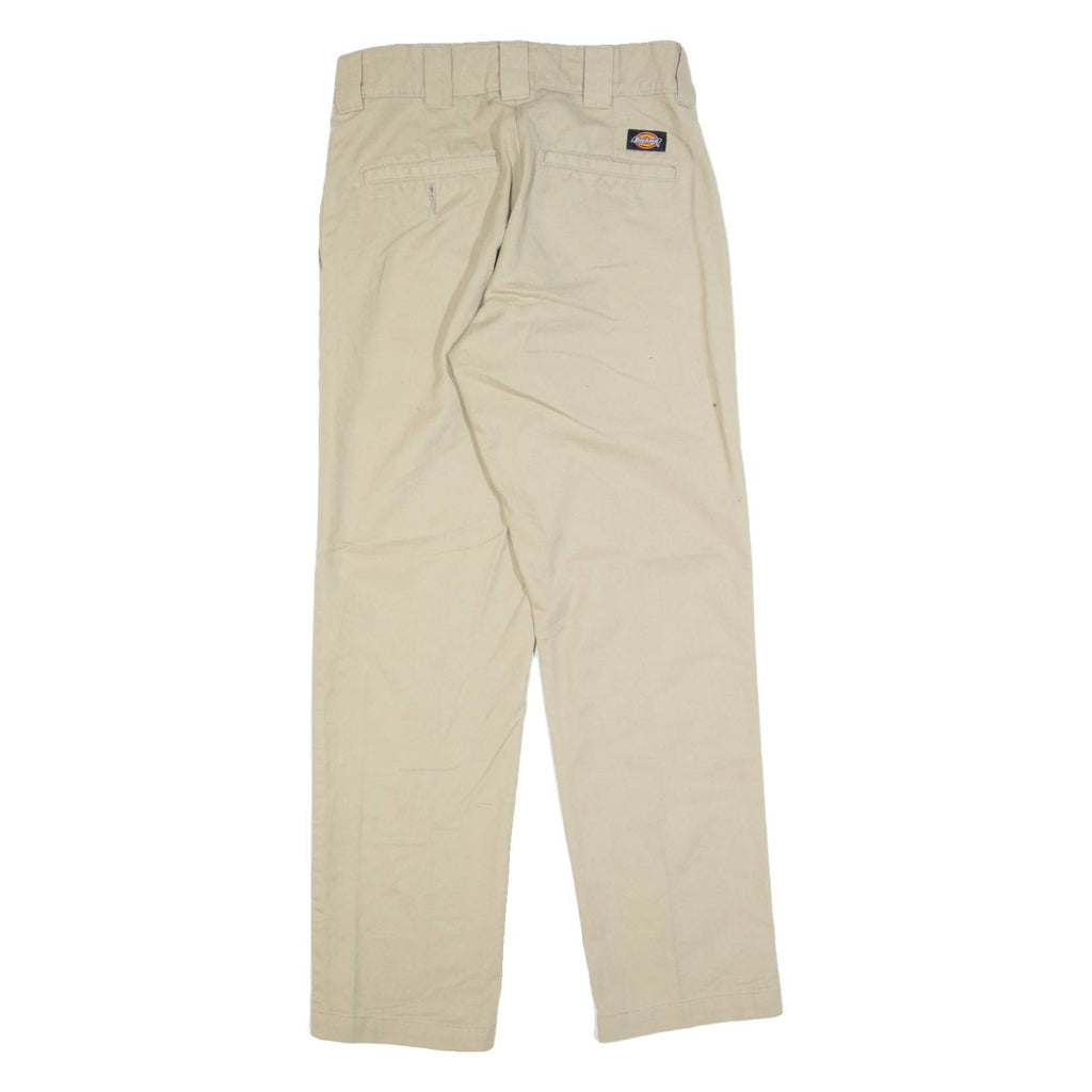 DICKIES Workwear Mens Trousers Beige Regular Straight W28 L30