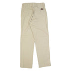 DICKIES Workwear Mens Trousers Beige Regular Straight W28 L30