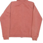 CARHARTT Womens Pink Full Zip Hoodie S Cotton Blend Casual Outdoor Zip Up