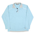 BERGHAUS Womens Blue & Beige Outdoor Jacket L Cotton Blend Zip Reflective