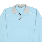 BERGHAUS Womens Blue & Beige Outdoor Jacket L Cotton Blend Zip Reflective