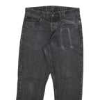 CARHARTT Mens Cotton Blend Black Regular Straight Trousers W32 L28 Workwear