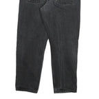 CARHARTT Mens Cotton Blend Black Regular Straight Trousers W32 L28 Workwear