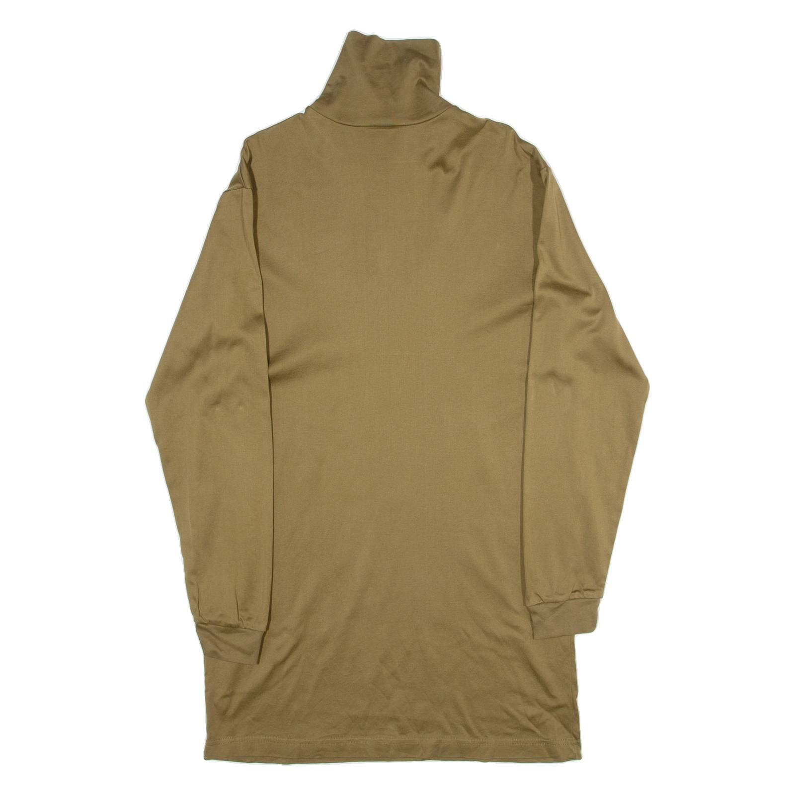 TEXTILES VERTRAUEN Mens Jersey Green Long Sleeve 1/4 Zip M